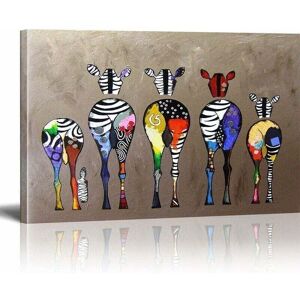 TEHTUY Banksy Canvas Painting Zebra Herd Colorful Rears Street Art Graffiti Canvas Art Decor Print on Canvas Painting Modern Living Room Wall Decoration TEHTUY Banksy Canvas Painting Zebra Herd Colorful Rears Street Art Graffiti Canvas Art Decor Print on Canvas Painting Modern Living Room Wall Decoration