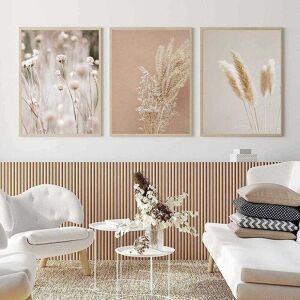 SNQ Modern Pampas Grass Painting, Plants, Nature Landscape, Dried Grass Painting, Modern Boho Botanical Poster, Wall Art, 3 Pieces, 20x30 cm, Unframed SNQ Modern Pampas Grass Painting, Plants, Nature Landscape, Dried Grass Painting, Modern Boho Botanical Poster, Wall Art, 3 Pieces, 20x30 cm, Unframed