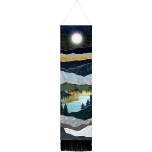 Odipie - Set Narrow Tapestry Long Wall Hanging Landscape Painting Nature Scenery Tapestry for Bedroom Vertical Tapestry Odipie - Set Narrow Tapestry Long Wall Hanging Landscape Painting Nature Scenery Tapestry for Bedroom Vertical Tapestry