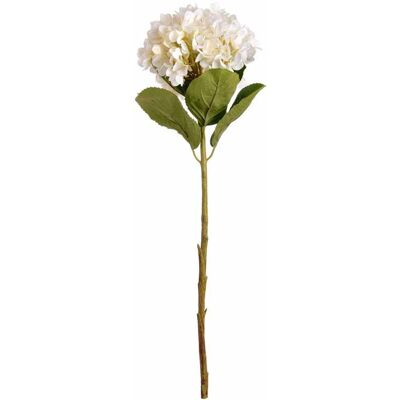Oversized Hydrangea Artificial Flower - Fabric/Plastic - L25 x W25 x H73 cm - White Oversized Hydrangea Artificial Flower - Fabric/Plastic - L25 x W25 x H73 cm - White