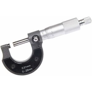 TINOR 0-25mm Outside Micrometer, 0.01mm Resolution(Metric)