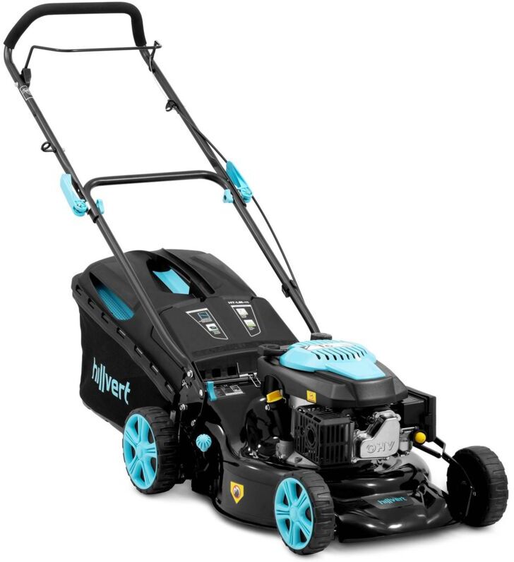 HILLVERT Petrol lawn mower Petrol mower Cutting 45.7 cm 2.6 kW Cutting height 25-75 mm