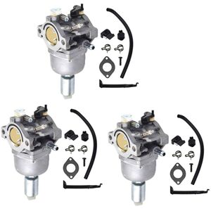 Tlily - Carburetor Carb Kit Fits for Briggs & Stratton 17.5 i/c ohv Engin Lawn Mower Tractor Tune-Up Kit X3 I440994