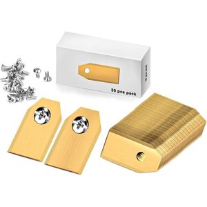 TONCHEAN 30pcs Titanium Blade Knife, Robot Lawn Mower Blade with Screws, Suitable for Robot Mower Blades of Various Brands and Models, Lawn Mower Parts and TONCHEAN 30pcs Titanium Blade Knife, Robot Lawn Mower Blade with Screws, Suitable for Robot Mower Blades of Various Brands and Models, Lawn Mower Parts and