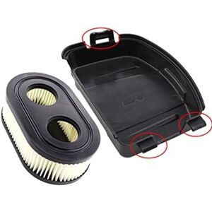 GOTRAYS Air Filter Cover with Air Filter for Briggs & Stratton Lawn Mower 625E, 625EXi, 650EXi, 675IS Series Engines Replaces 594106, 798452 GOTRAYS Air Filter Cover with Air Filter for Briggs & Stratton Lawn Mower 625E, 625EXi, 650EXi, 675IS Series Engines Replaces 594106, 798452