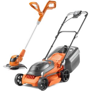 Flymo 36V EasiStore 340R Cordless Lawnmower 34cm Twin 18v & Grass Trimmer Bare Flymo 36V EasiStore 340R Cordless Lawnmower 34cm Twin 18v & Grass Trimmer Bare