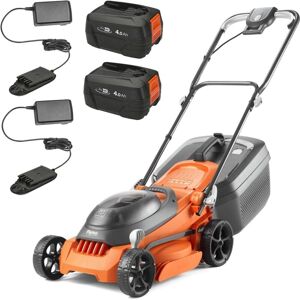 Flymo 36V EasiStore 340R Cordless Lawnmower Mower 34cm Twin 18v Bosch 2 x Batts Flymo 36V EasiStore 340R Cordless Lawnmower Mower 34cm Twin 18v Bosch 2 x Batts
