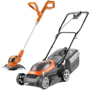 Flymo 36V UltraStore 340R Cordless Lawnmower 34cm Twin 18v & Grass Trimmer Bare Flymo 36V UltraStore 340R Cordless Lawnmower 34cm Twin 18v & Grass Trimmer Bare