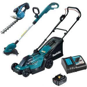 DLM330RT 18v lxt Lawn Mower 33cm 1x5ah Battery DUR181Z Trimmer DUM111ZX - Makita DLM330RT 18v lxt Lawn Mower 33cm 1x5ah Battery DUR181Z Trimmer DUM111ZX - Makita