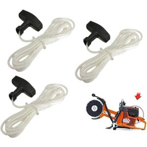 Longziming - Starter Rope and Handle Compatible with Briggs & Stratton 992366 600-Series Lawn Mower (Pack of 3) Longziming - Starter Rope and Handle Compatible with Briggs & Stratton 992366 600-Series Lawn Mower (Pack of 3)