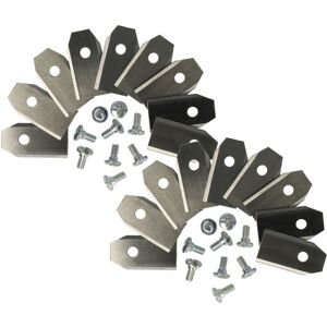 vhbw 18x Blade Replacement for Yard Force 7001220, 846210 for Cordless Lawnmower - Cutter Blades, Silver, steel vhbw 18x Blade Replacement for Yard Force 7001220, 846210 for Cordless Lawnmower - Cutter Blades, Silver, steel