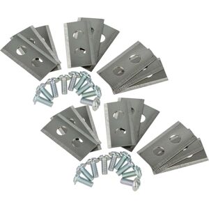 18x Replacement Blade compatible with Kress Mission KR173E, KR172E, KR236E, KR174E, KR233E Cordless Lawnmower - Cutter Blades, Silversteel - Vhbw 18x Replacement Blade compatible with Kress Mission KR173E, KR172E, KR236E, KR174E, KR233E Cordless Lawnmower - Cutter Blades, Silversteel - Vhbw