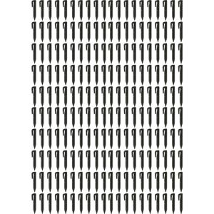 Vhbw - 200x Ground Pegs for Boundary Wire compatible with al-ko Robolinho Robot Lawn Mower - Ground Anchor Set, Plastic, Black Vhbw - 200x Ground Pegs for Boundary Wire compatible with al-ko Robolinho Robot Lawn Mower - Ground Anchor Set, Plastic, Black