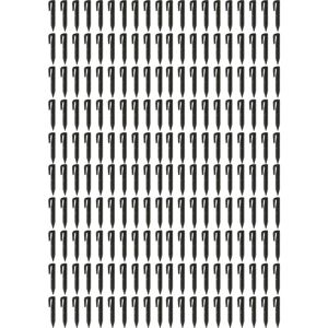 Vhbw - 200x Ground Pegs for Boundary Wire compatible with Bosch Indego Robot Lawn Mower - Ground Anchor Set, Plastic, Black Vhbw - 200x Ground Pegs for Boundary Wire compatible with Bosch Indego Robot Lawn Mower - Ground Anchor Set, Plastic, Black
