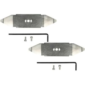 2x Replacement Blade compatible with Robomow RX50U Cordless Lawnmower - Cutter Blades, Silver, Stainless Steel - Vhbw 2x Replacement Blade compatible with Robomow RX50U Cordless Lawnmower - Cutter Blades, Silver, Stainless Steel - Vhbw
