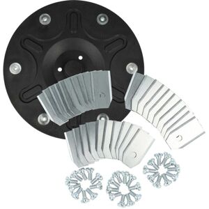 vhbw 31 Part Accessory Set compatible with Segway Navimow i110n Lawn Mower - 1x blade disc, 30x blades + screws, Black Silver vhbw 31 Part Accessory Set compatible with Segway Navimow i110n Lawn Mower - 1x blade disc, 30x blades + screws, Black Silver