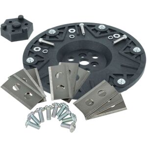 Accessory Set compatible with Worx Landroid M700, M700Plus Lawn Mower - 9x blades + screws, 1x blade disc, Black Silver - Vhbw Accessory Set compatible with Worx Landroid M700, M700Plus Lawn Mower - 9x blades + screws, 1x blade disc, Black Silver - Vhbw