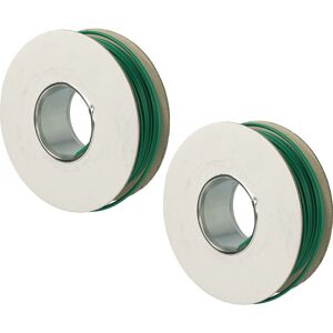 2x Boundary Cable compatible with al-ko Robolinho 3000 solo, Robolinho 3100 solo Robot Lawn Mower - Perimeter Wire, 50 m, Green - Vhbw 2x Boundary Cable compatible with al-ko Robolinho 3000 solo, Robolinho 3100 solo Robot Lawn Mower - Perimeter Wire, 50 m, Green - Vhbw