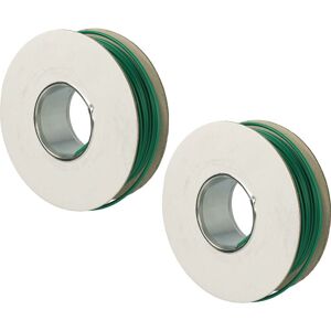 2x Boundary Cable compatible with McCulloch Rob R1000, Rob R600, Rob R800 Robot Lawn Mower - Perimeter Wire, 50 m, Green - Vhbw 2x Boundary Cable compatible with McCulloch Rob R1000, Rob R600, Rob R800 Robot Lawn Mower - Perimeter Wire, 50 m, Green - Vhbw