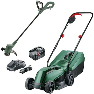 Bosch EasyMower 18v 18V-32-200 18V 32cm Cordless Push Lawn Mower & Grass Trimmer Bosch EasyMower 18v 18V-32-200 18V 32cm Cordless Push Lawn Mower & Grass Trimmer