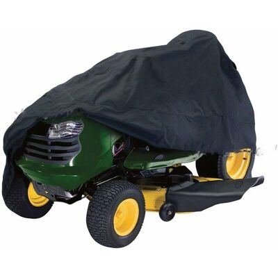BRIDAY Lawn Mower Cover, Heavy Duty Lawn Tractor Cover Made of Waterproof and Anti-UV 210D Oxford Cloth Dustproof for Outdoor Garden m See Picture BRIDAY Lawn Mower Cover, Heavy Duty Lawn Tractor Cover Made of Waterproof and Anti-UV 210D Oxford Cloth Dustproof for Outdoor Garden m See Picture