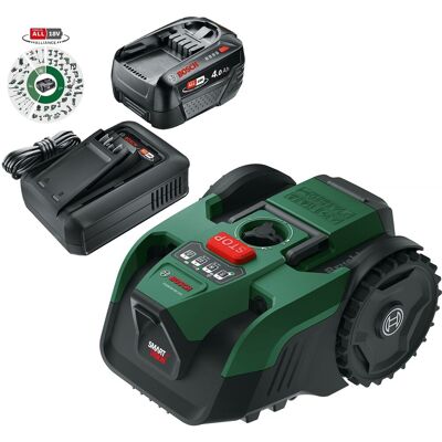 Bosch Visimow Robotic Lawnmower Visimow18v-200 Lawn Mower 1 X 4.0ah Battery Bosch Visimow Robotic Lawnmower Visimow18v-200 Lawn Mower 1 X 4.0ah Battery