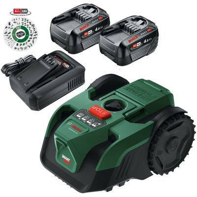 Bosch Visimow Robotic Lawnmower Visimow18v-100 Lawn Mower 2 X 4.0ah Batt Charger Bosch Visimow Robotic Lawnmower Visimow18v-100 Lawn Mower 2 X 4.0ah Batt Charger