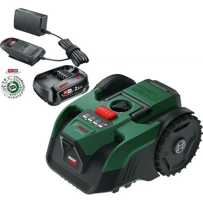 Bosch Visimow Robotic Lawnmower Visimow18v-200 Lawn Mower 1 X 2.5ah Battery Bosch Visimow Robotic Lawnmower Visimow18v-200 Lawn Mower 1 X 2.5ah Battery