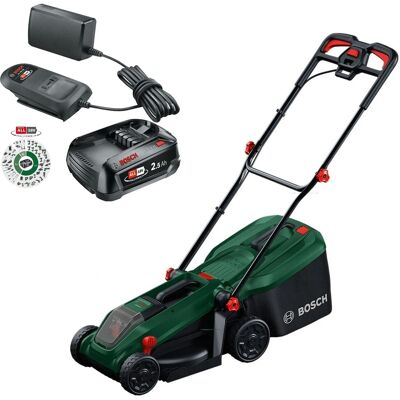 Bosch Rotak 18v-32 Cordless Lawnmower Lawn Mower 32cm 1 X 2.5ah Battery Bosch Rotak 18v-32 Cordless Lawnmower Lawn Mower 32cm 1 X 2.5ah Battery