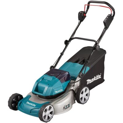 Makita Dlm460z Twin 18v / 36v Lxt Cordless Brushless Lawn Mower 460mm - Bare Makita Dlm460z Twin 18v / 36v Lxt Cordless Brushless Lawn Mower 460mm - Bare