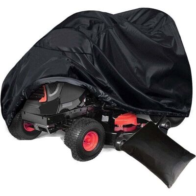 SNQ Ride-on Mower Cover, Garden Tractor Cover, Universal, Weatherproof, UV Resistant, Heavy-Duty 210D Oxford Fabric, Lawn Tractor, (L177 x W110 x SNQ Ride-on Mower Cover, Garden Tractor Cover, Universal, Weatherproof, UV Resistant, Heavy-Duty 210D Oxford Fabric, Lawn Tractor, (L177 x W110 x