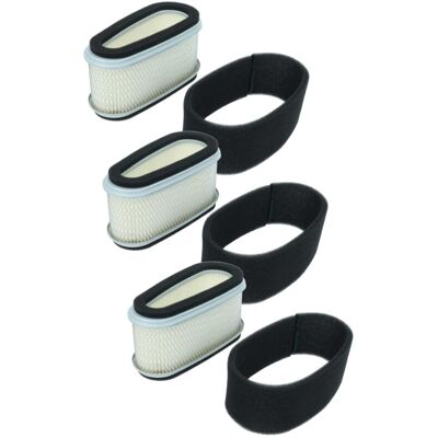 vhbw Filter Set compatible with Wix 42433 Lawn Mower Motor - 6x Exchange Filter (Air Filter, Pre-Motor Filter) vhbw Filter Set compatible with Wix 42433 Lawn Mower Motor - 6x Exchange Filter (Air Filter, Pre-Motor Filter)