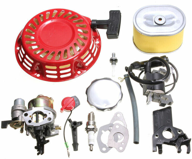 MSBD For Honda GX160 GX200 5.5 hp Engine Kit Carburetor Recoil Ignition Coil Spark Plug Air Filter