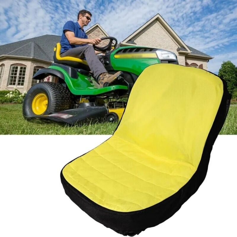 Sollbry - Lawn Mower and Tractor Seat Cover - Protective Cover for Lawn Mower and Tractor Seats - Durable, Waterproof, Water Repellent for Lawn