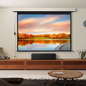 LIVINGANDHOME 120 Inch hd Electric Pull Down Projector Screen