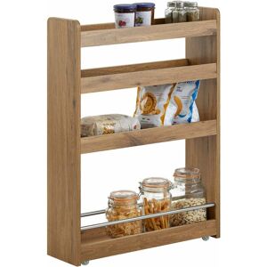 4 Tiers Serving Trolley Mobile Storage Rack,NSR01-PF - Sobuy