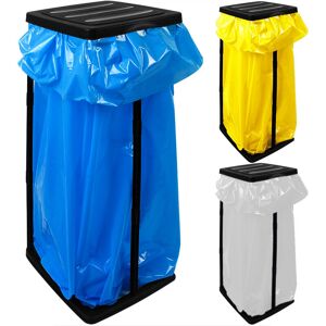 Deuba 3 Garbage Bag Stand for Garbage Bags Capacity up to 60 Litres - 70 x 35 x 30cm