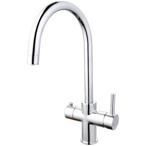 BUYAPARCEL 3 in 1 Instant Boiling Hot Water Kitchen Tap Only Curved Cool Touch + Fittings