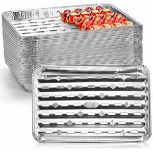 30 Pack Disposable Aluminum Pans - 13.25' x 9' x 0.75' - For Cooking, Baking, Heating, Storage, Meal Prep, Takeout. Denuotop