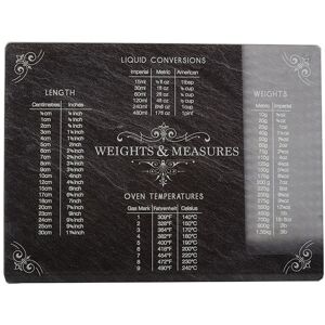 Creative Tops - Slate Effect Weights And Measures Work Surface Protector