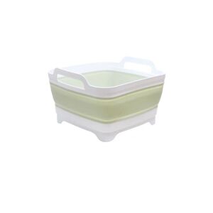 Neige - Foldable camping bowl for camping kitchen, folding kitchen basket green