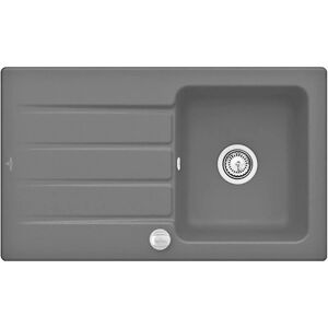 VILLEROY & BOCH Villeroy & Boch Architectura 1 Bowl Ceramic Kitchen Sink - Graphite Grey - Grey