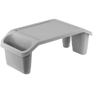 GEEZY Grey Bed Tray Sofa Table Serving Portable Breakfast Laptop Desk to Eat & Work - Grey