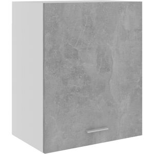 Hanging Cabinet Concrete Grey 50x31x60 cm Engineered Wood Vidaxl Grey