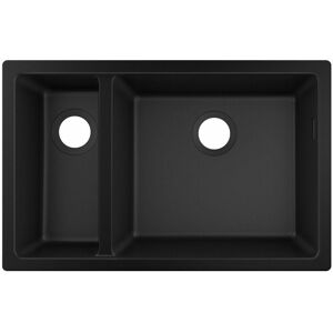 S51 Kitchen Sink 1.5 Bowl Graphite Black Undermount SilicaTec 710mm - Black - Hansgrohe