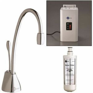 GN1100 Boiling Hot Water Kitchen Tap Chrome Neo Tank - Silver - Insinkerator