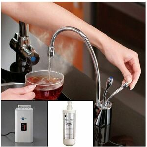 HC1100 Boiling Hot Cold Water Kitchen Tap + Neo Tank - Silver - Insinkerator