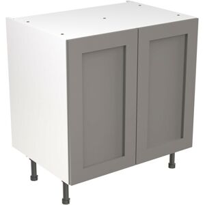 Quick Build Full Kitchen Base / Wall / Tall Unit Set - Dust Grey Matt - Shaker Doors Base Unit 800mm - Kitchen Kit