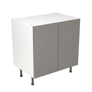 Quick Build Full Kitchen Base / Wall / Tall Unit Set - Dust Grey Matt - Slab Doors Base Unit 800mm - Kitchen Kit