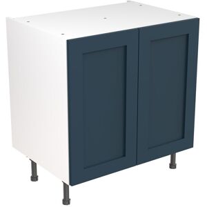 Quick Build Full Kitchen Base / Wall / Tall Unit Set - Indigo Blue Matt - Shaker Doors Base Unit 800mm - Kitchen Kit